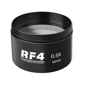 RF4 WD165 0.5X AUXILIARY OBJECTS LENS FOR TRINOCULAR MICROSCOPE