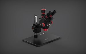 YCS 6558S 6.5-58X 0.5 CTV Trinocular Microscope