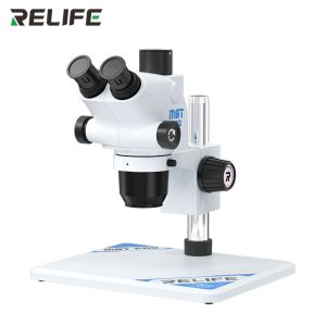 RELIFE RL-M6T Pro-B11 Trinocular HD stereo microscope 6.5~65x continuous zoom (WHITE)