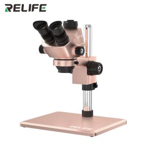 RELIFE RL-M7T Pro trinocular microscope GOLD Colour