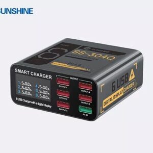 SUNSHINE SS 304Q Smart Lightning Charger/6 USB Ports