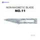MIJING DP 18 Non-magnetic Blade N0.11 Multiple Uses Long-Lasting Sharpness Hand Polished Screen Bracket Glue Cleaning Knife