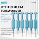 MaAnt MY 081 Little Blue Fat Screwdriver Set S2 Magnetic Bit for IPhone Android Phone Repair Internal Screws Disassembly Tool