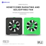 Mijing FS-11 Cooling Fan +UV Curing Honeycomb Radiating Fan for PCB Welding Repair Fast Heat Dissipation UV Lnk Curing