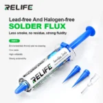 RELIFE HW11 lead-free and halogen-free repair solder paste is suitable for motherboard CPU, chip desoldering, BGA soldering