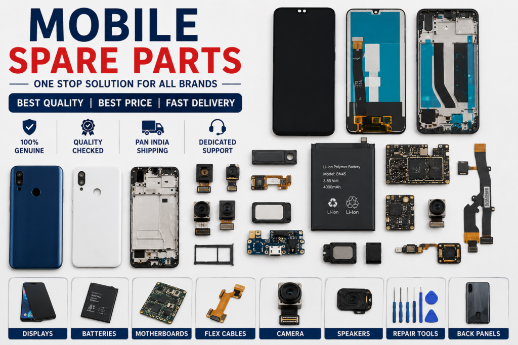 Mobile Spare Parts Store Online