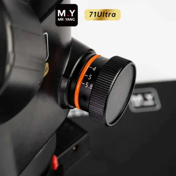 YCS Mr Yang 71 Ultra binocular stereo microscope with wide metal base for mobile phone motherboard repair.