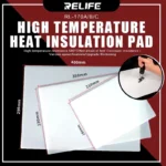 RELIFE High Temperature Thermal Insulation Pad, RL 170A,RL 170B,RL 170C, 500 Degrees Temperature Insulation Silicone Mat