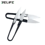 RELIFE RL 102 Ceramic Insulated U Scissors High Hardness Special Scissors for Battery Repair Scissors Cut Battery Cabl Tool