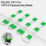 RELIFE TD1 Pro 12PCS Disassembly Blade Set for Mobile Phone Tablet LCD Screen Back Cover Battery Glue Dismantling Removal Knife