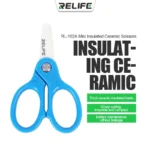 RELIFE RL 102A Mini INsulated Non conductive Ceramic Scissors with Sharp Blade Portable Mobile Phone Repair Hand Tools