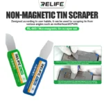 RELIFE RL 089 Multi slope Non magnetic Tin Scraper Set for Scraping Tin on Motherboard CPU Straight Hole/IC hole/CPU