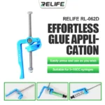 RELIFE RL 062D Manual Glue Gun High Strength Injection Molding for 5~10CC Syringe Soldering Oil Paste Structural Adhesive Tool
