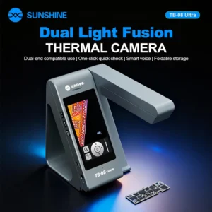 SUNSHINE TB-08 Ultra Dual light Fusion Thermal Camera Dual-end Compatible Use,One-click quick Check,Smart Voice Foldable Storage