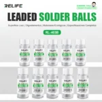 RELIFE RL 403B Leaded Solder Balls 0.3 0.4 0.5 MM Reballing Kit for IC Chip Soldering Solder Ball Tin Material Repair Tools