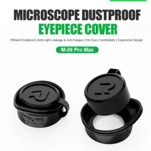 RELIFE M 26 Pro Max Microscope Dustproof Eyepiece Cover for Phone Repair Anti Light Leakage Soft Silicone Flip Top Design Tools