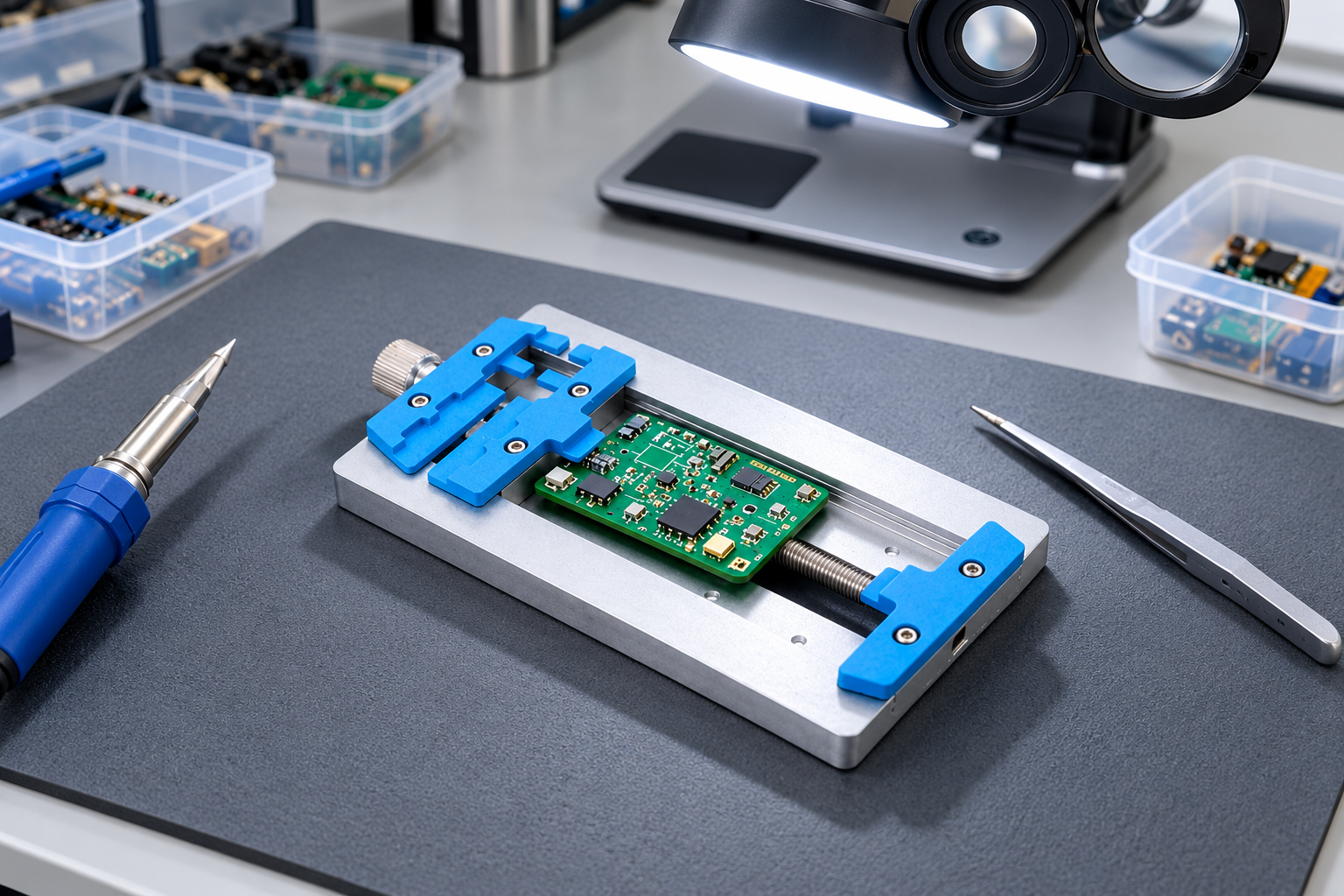 PCB holder for mobile phone repair