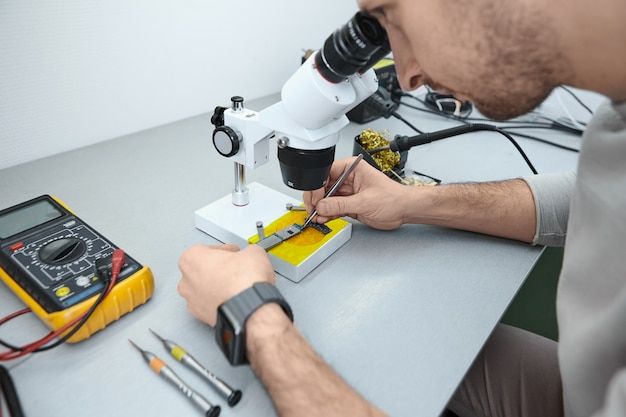 microscope for mobile phone repair