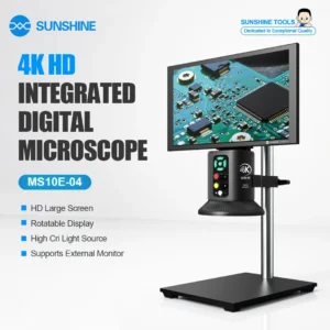 SUNSHINE MS10E-04 4k HD Digital Microscope With 10.1 Inch Screen Supports USb Storage Type-c Direct Connection To Computer